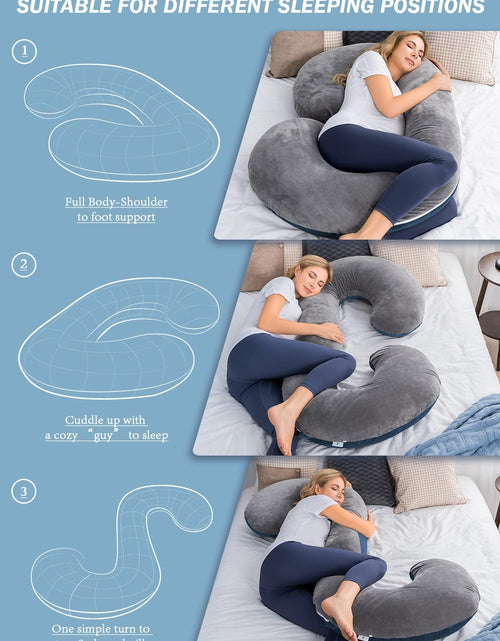 Load image into Gallery viewer, C-Shaped Body Pregnancy Pillow
